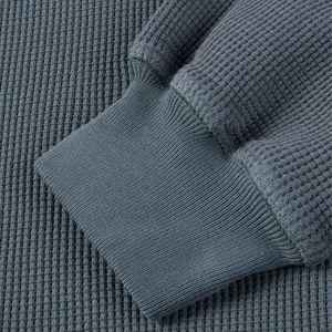 Sweat à capuche oversize pour homme en coton mélangé polyester, molleton French Terry anti-boulochage, streetwear de luxe, personnalisable - Product Image 4