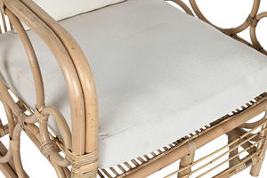 Chaise de détente fabriquée à la main en rotin, chaise de balcon, chaise de jardin, chaise de salle à manger, meubles de maison quantité minimale de commande bas, fabriqué au Vietnam - Product Image 4