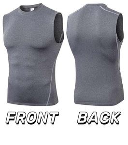 2025 vente chaude été hommes nouvelles chemises de Compression haute élastique à manches courtes Fitness vêtements de sport Rash Guard - Product Image 3