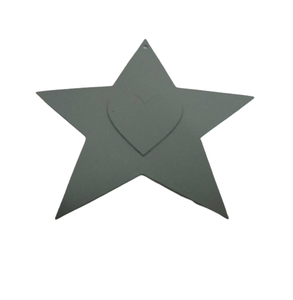Juego decorativo para el hogar de nueva calidad de 3 colgantes de metal con estrella Chapado en peltre para colgar en la pared para decoración navideña - Product Image 6