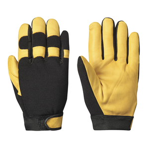 Guantes DE SEGURIDAD amarillos con logotipo personalizado de alta calidad para hombres Guantes de mano protectores para trabajadores mecánicos - Product Image 1