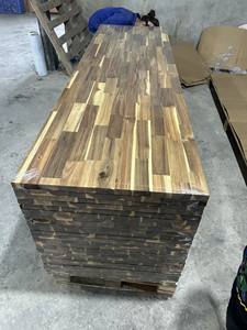 แผ่นไม้อะคาเซียเฟอร์นิเจอร์เคลือบท็อปเคาน์เตอร์เช็ดด้านบนด้วยน้ำมันขี้ผึ้งไม้สำหรับใช้งานในครัว - Product Image 5