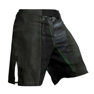 Shorts de MMA en gros OEM, simples, athlétiques, extensibles, en polyester et élasthanne, respirants, confortables, pour l'entraînement - Product Image 5