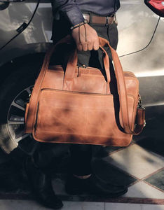 Premium Leather Laptop Bag Handmade Full Grain <b>Briefcase</b> with Luxury Shoulder Satchel Soft Office Business Travel - Product Image 6