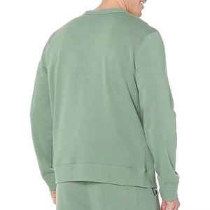 Wholesale Professional Eco-Friendly Breathable Polyester/Cotton Winter Sweat Suits for <b>Men</b>-Custom Color Blank <b>Pullover</b> - Product Image 6