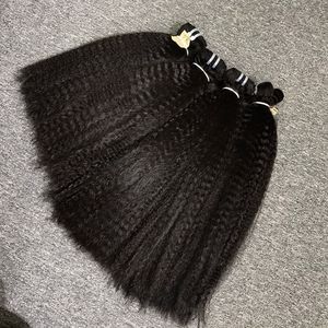 Extensiones de cabello Remy sin procesar 100% de la mejor calidad, paquetes rectos rizados a precio mayorista - Product Image 2