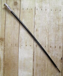 ไม้เท้าตามกฎการเดินทำด้วยมือสไตล์ Swagger ด้ามไม้ออกแบบด้วยทองเหลือง Steampunk 23นิ้วคุณภาพสูง Ronpex - Product Image 1