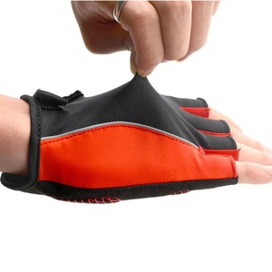 Gants de vélo rembourrés en cuir de couleur personnalisée Gants de motard de route légers et respirants Gants de cyclisme pour sports d'extérieur frais d'été - Product Image 5