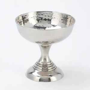 Cuenco de helado de acero inoxidable, cuenco de helado decorativo moderno de Metal superventas, acero inoxidable plateado - Product Image 1