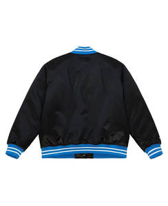 Veste de baseball en satin coupe-vent personnalisée en gros avec logo OEM, design personnalisé, pour hommes, automne, imperméable, respirante, écologique, style streetwear - Product Image 5