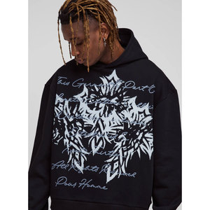 Recién llegado, Sudadera con capucha personalizada ligera para hombre, sudadera pulóver de alta calidad con impresión de logotipo y opciones de talla grande - Product Image 6