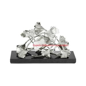 Porte-serviettes vintage en laiton doré avec motifs floraux pour la décoration de la table à manger, support décoratif en métal pour la cuisine et le restaurant - Product Image 6