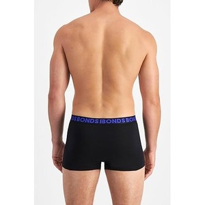 Men's Classic <b>Boxer</b> Briefs 3-Pack Mid-Rise Underwear Knitted Cotton-Blend Anti-Bacterial Breathable Everyday Comfort <b>Black</b> - Product Image 6