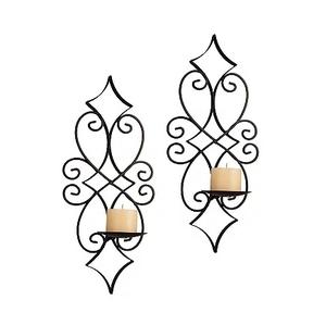 Top Trending Decorative Iron Wall Sconce Candle Holders Wall Mounted Candle <b>Stand</b> Decorative For Home. - Product Image 5