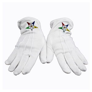 Guantes de invierno con logotipo de bordado masónico personalizado 100% algodón para uso diario de hombre masón - Product Image 6