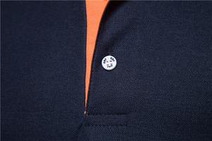 Camiseta Polo de manga corta con diseño personalizado para hombre, camiseta de golf de secado rápido de piqué de algodón 100%, producto premium - Product Image 3