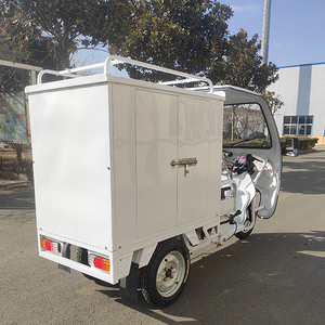 Vélo cargo <span class=keywords><strong>électrique</strong></span> à 3 roues pour la livraison urbaine de colis et de nourriture avec moteur puissant et batterie longue autonomie - Product Image 3