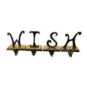 Support décoratif de support de bas de Noël en métal pour la décoration de vacances de manteau de cheminée crochet suspendu conception robuste - Product Image 3