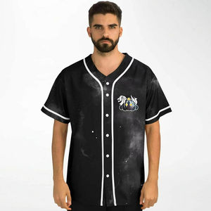 Maillot de baseball personnalisé pour homme, uniforme respirant en polyester, impression numérique, grande taille, anti-bactérien, séchage rapide, vêtements de sport - Product Image 6