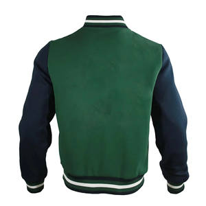 Chaquetas Varsity de Lana para Hombre con Mangas de Lana Bordadas con Logotipo Personalizado de Alta Calidad - Product Image 2