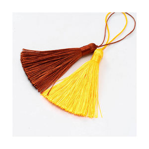 Nuevo Producto 2025, Borlas Decorativas de 8cm, Adornos de Borlas de Poliéster y Seda para Ropa y Manualidades - Product Image 4