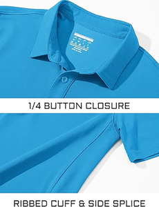 Wholesale 100% Cotton for Shirts Custom Logo Luxury Golf Uniform <b>Classic</b> Fit Men's Knitted Anti-Wrinkle Pocket Sublimation - Product Image 5