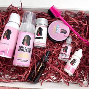 Boîtes d'installation de perruque personnalisées, étiquette privée, Kit de perruque en dentelle, emballage imperméable, teinte de cheveux, Spray, contrôle des bords, <span class=keywords><strong>colle</strong></span> à dentelle - Product Image 3