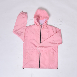 Veste de pluie unisexe à la mode pour l'hiver imperméable col montant coupe-vent fermeture éclair léger pour la course en plein air randonnée - Product Image 1