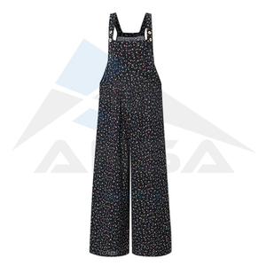 2024 femmes combinaisons imprimé décontracté salopette pantalon ample combinaison jambe large ensemble grande taille combinaison - Product Image 4