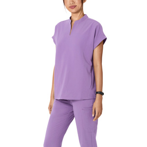 Uniformes Médicos Personalizados con Logotipo para Mujer, Conjuntos de Uniformes de Talla Grande, Material de Spandex Quirúrgico, Jersey, Detección de Agujas Directa - Product Image 4