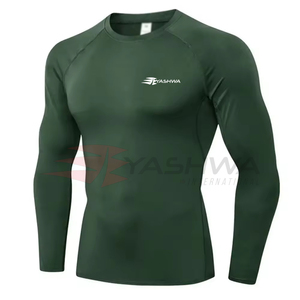 Wholesale Customized Factory Made Logo Printing Rash Guard Best Design Men's Long Sleeve Rash Guard - Product Image 1