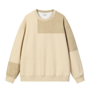 Unisex 100% Cotton Crew Neck Oversized Hoodie <b>White</b> Custom Embroidered <b>Sweatshirt</b> Thick Breathable Blank <b>Men's</b> <b>Sweatshirt</b> Winter - Product Image 4