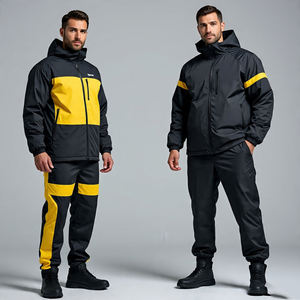 Chándal cortavientos para lluvia de senderismo para hombre, chaqueta de montaña de nailon 100%, conjunto de dos piezas, traje cortavientos de alta calidad para hombre - Product Image 1