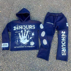 Ensemble d'entraînement personnalisé DTG DTF pour hommes, vêtements d'athlétisme et de gym, vêtements de fitness, tenue de mode pour jogging et entraînement, vente en gros - Product Image 5