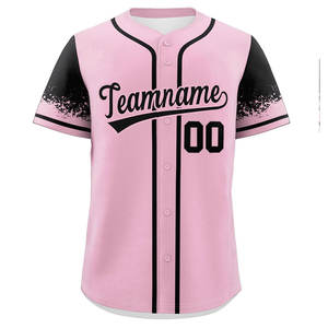 Maillot de baseball adulte jeune parfait pour les équipes ou les événements Maillot de baseball bicolore athlétique adapté à la performance - Product Image 2
