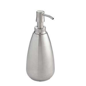 Distributeur de bouteille de savon liquide carré en acier inoxydable de 250ml, distributeur de lotion à main pour cuisine, salle de bain et comptoir - Product Image 4