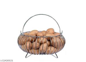 Design décoratif en forme de corbeille à fruits Articles ménagers couleur or Conteneur en métal Accessoires de cuisine panier de rangement pour fruits et légumes - Product Image 6