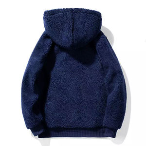 Fleece <b>Sherpa</b> Fur <b>Lined</b> <b>Hoodies</b> Winter Warm Hoodie for Men Quick Dry Breathable <b>Sherpa</b> Fleece Thermal <b>Hoodies</b> Customized - Product Image 2