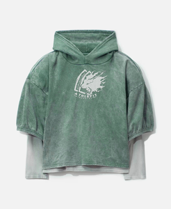 Logo brodé personnalisé de haute qualité 350 GSM coton soleil délavé Vintage Zip pierre lavage à l'acide sweat à capuche en détresse hommes sweats à capuche - Product Image 5