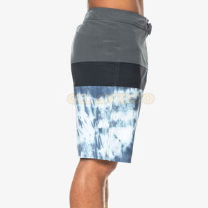 Shorts de bain pour hommes, style streetwear, sur mesure, vente chaude, 100% coton, uni, séchage rapide, léger, respirant - Product Image 3