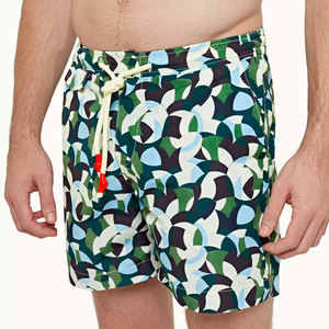 Shorts de Lona Ecológicos para Hombre con Dos Ojales y Bolsillo con Cordón Ajustable, Secado Rápido y Transpirables - Product Image 1