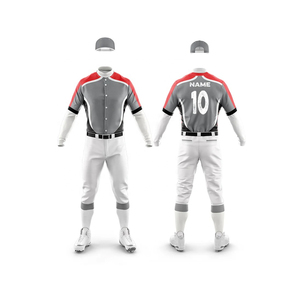 Adult Softball Team Uniforms Customized <b>Baseball</b> Jerseys <b>Set</b> Plus Size Breathable Anti-Bacterial Anti-UV Quick Dry 100% - Product Image 1