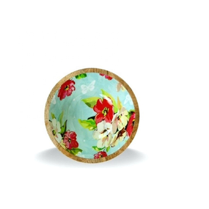 Assiette de service en bois émaillé imprimé de bol à tartiner de taille personnalisée pour mariage, restaurant, plateau de bol d'approvisionnement alimentaire pour cadeaux - Product Image 5