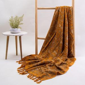 Mustard Colour Washable Sustainable Warm Wool GOTS Certified <b>Throw</b> Blanket Winter Evenings Soft Thick Ideal <b>for</b> Sofa Couch <b>Bed</b> - Product Image 4