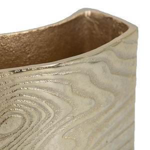 Vase de Table en métal plaqué or de haute qualité nouvellement veines Pots de fleurs et jardinières texturés pour la décoration de la maison - Product Image 5