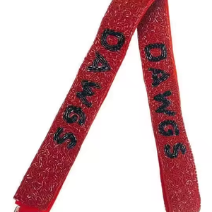 Correa bordada de estilo étnico, cinturones con cuentas, correas de guitarra de longitud personalizada y monedero de estrella con bordado de MD HANDICRAFTS - Product Image 2