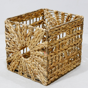 Artex Dong Thap Paniers de rangement tissés en jonc de mer naturel faits à la main Coffrets cadeaux en osier pour usage domestique et organisation - Product Image 1