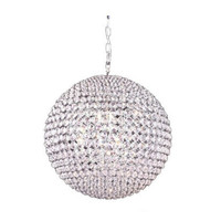 Lustre en Cristal Plafonnier pour Chambre, Salon & Plus – Pendentif Métallique Scintillant et Glamour