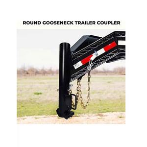 25K Lbs 8 \ "Ajustement Tube Rond Col De Cygne 2-5/16 \" Coupleur De Boule D'attelage De Remorque Nouvel État Avec Serrure D'attelage - Product Image 2