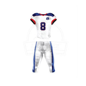 Uniforme de Fútbol Americano Personalizado de la Mejor Calidad, Transpirable, 100% Poliéster, Secado Rápido, Tallas Grandes, Logotipo Personalizado - Product Image 1